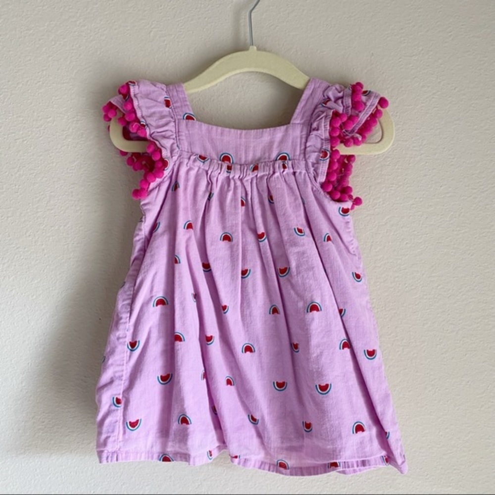 Cat & Jack purple watermelon shirt with Pom Pom